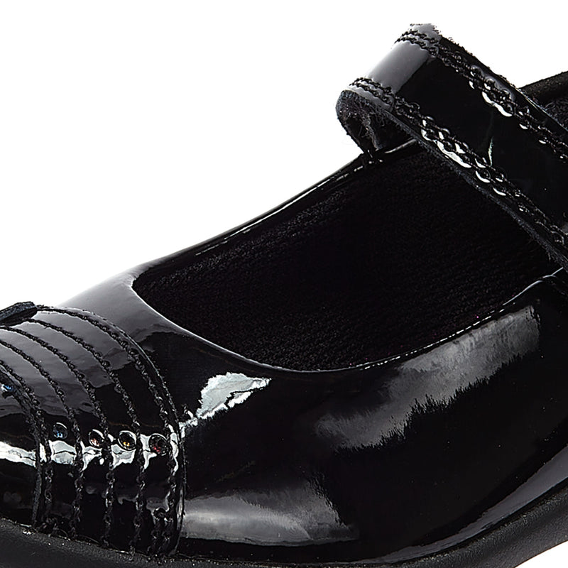 Original Etch Beam Toddlers Zapatos de charol negro -