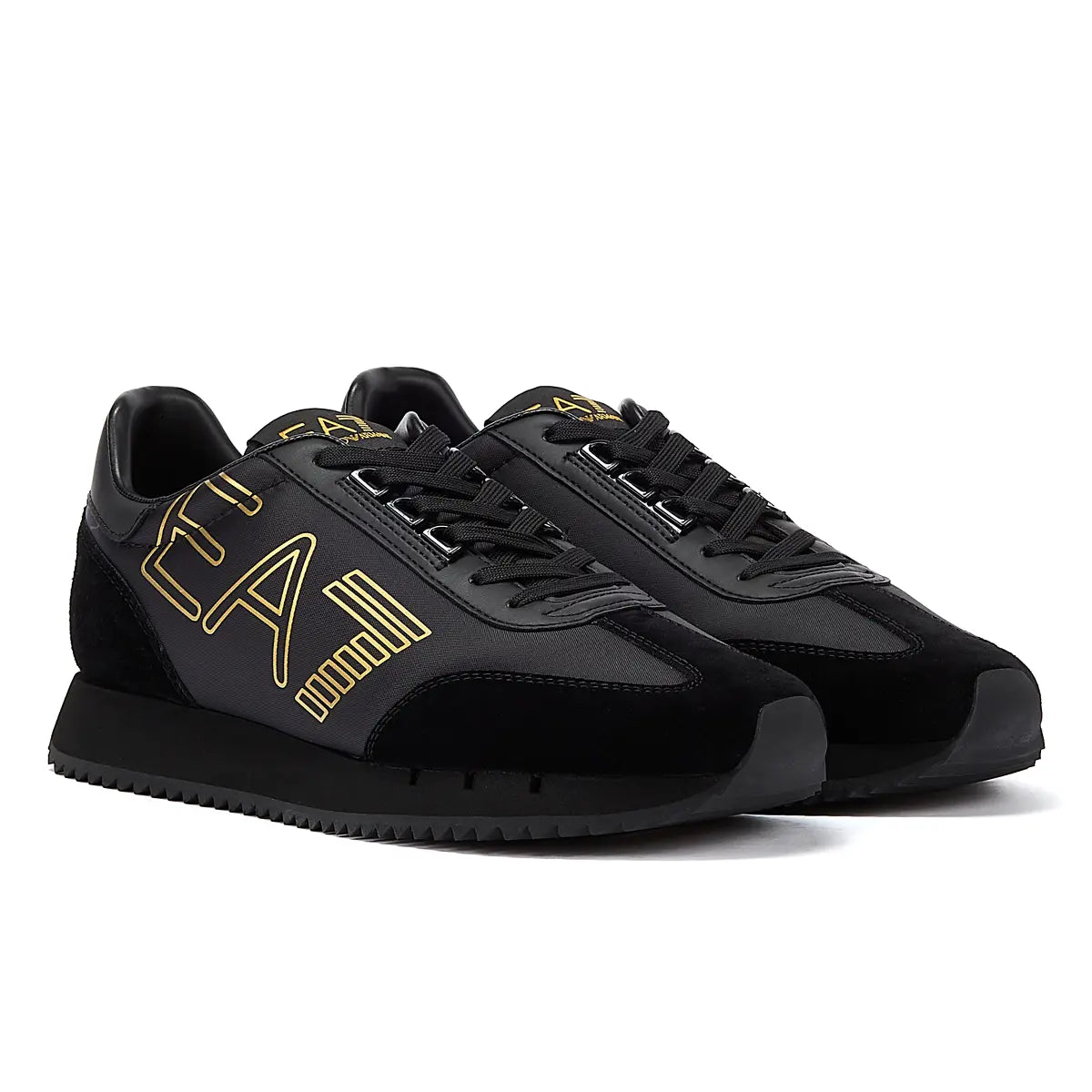 Product Image for Ea7 B&W Vintage Men's Black Trainers