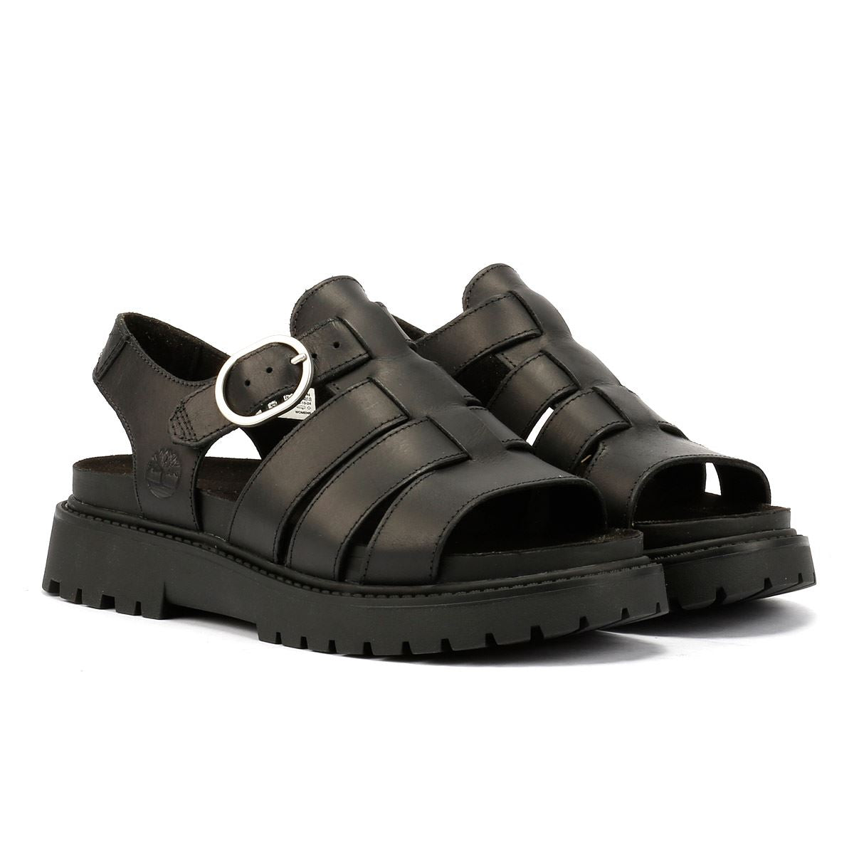 Product Image for Timberland Clairemont Way Fisherman Leather Women's Black Sandals
