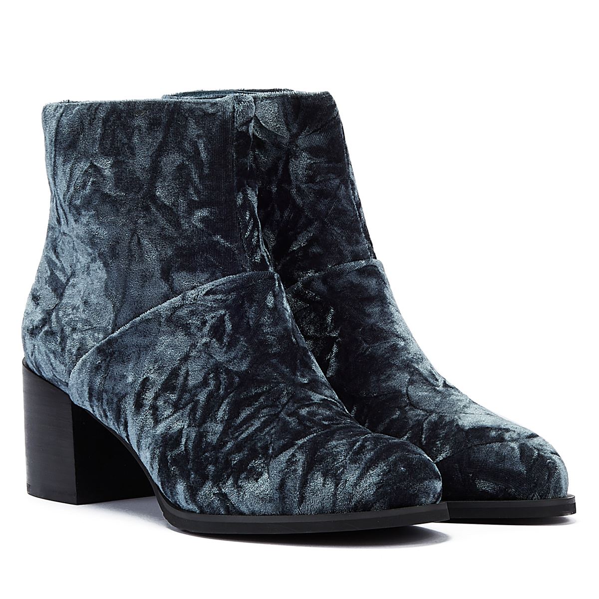 Shoe the Bear Ceci Deep Blue Velvet Women’s Boots