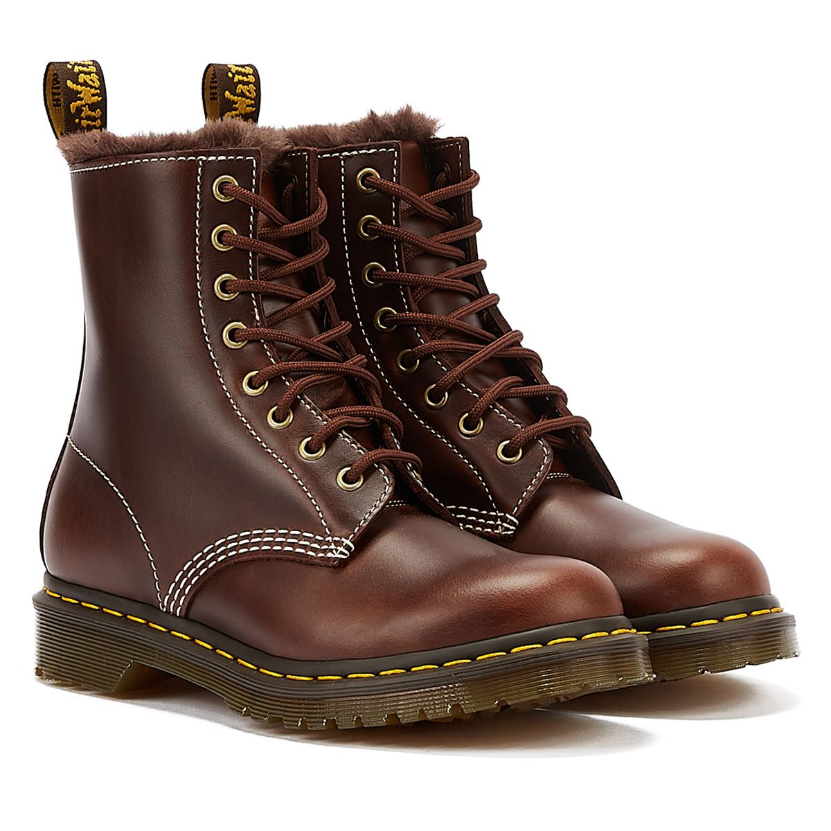 Dr. Martens 1460 Serena Pull Up Women’s Brown Boots