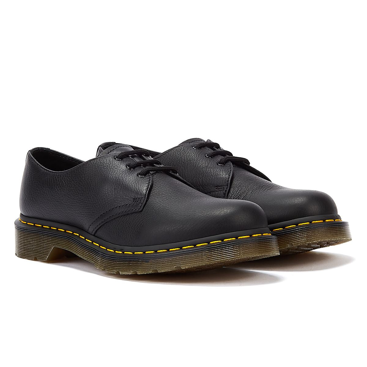Dr. Martens 1461Z Virginia Leather Black Lace-Up Shoes – Tower-London.com