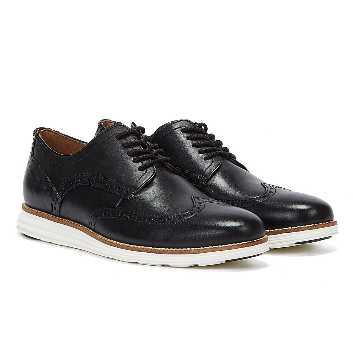 Cole Haan Originalgrand Wingtip Oxford Mens Black Shoes