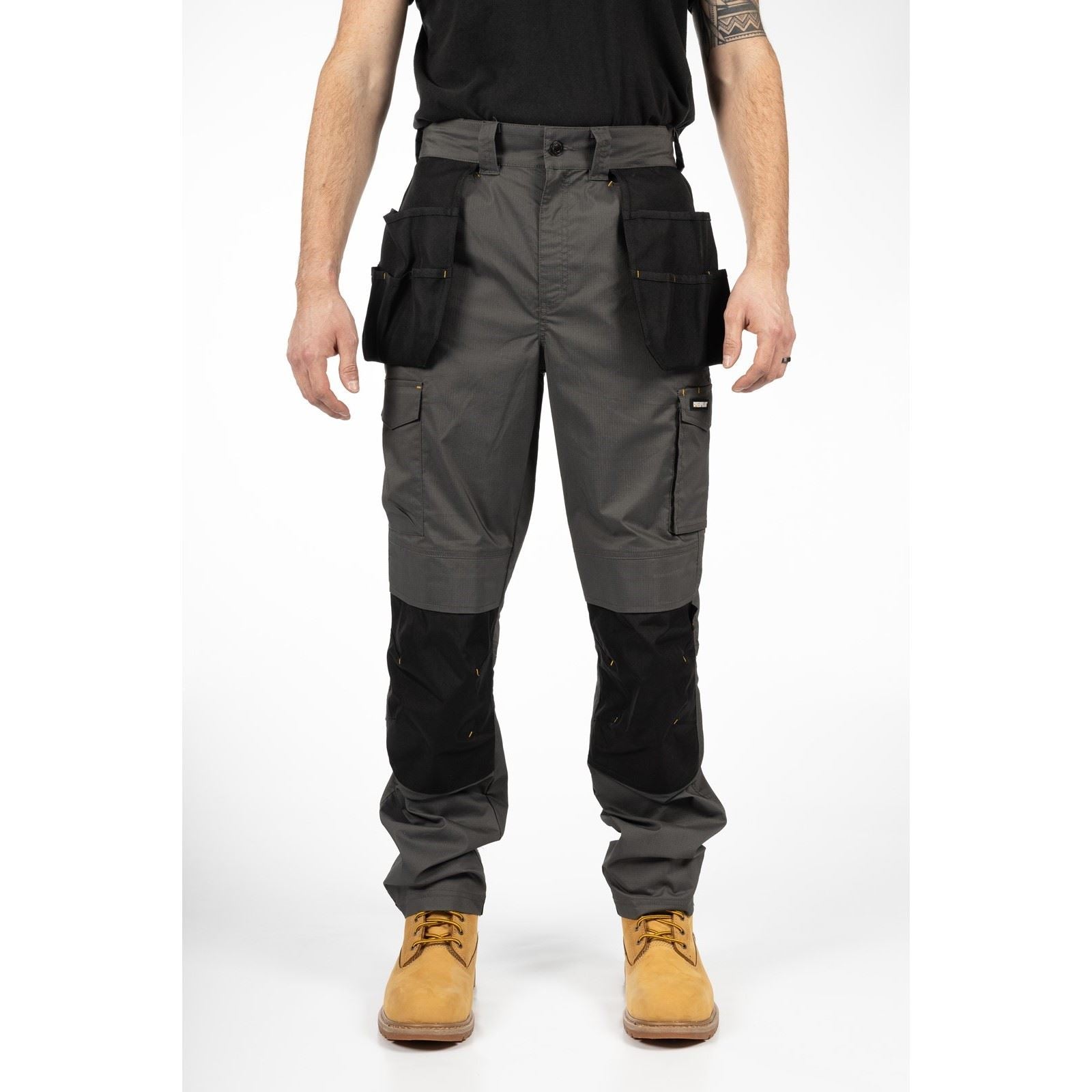 Product Image for Caterpillar Nexus Holster Stretch Pocket Cotton Men's Grey Outdoor Trousers