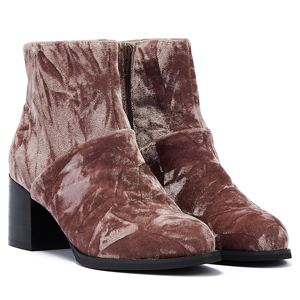 Shoe the Bear Ceci Deep Blush Velvet Women’s Boots