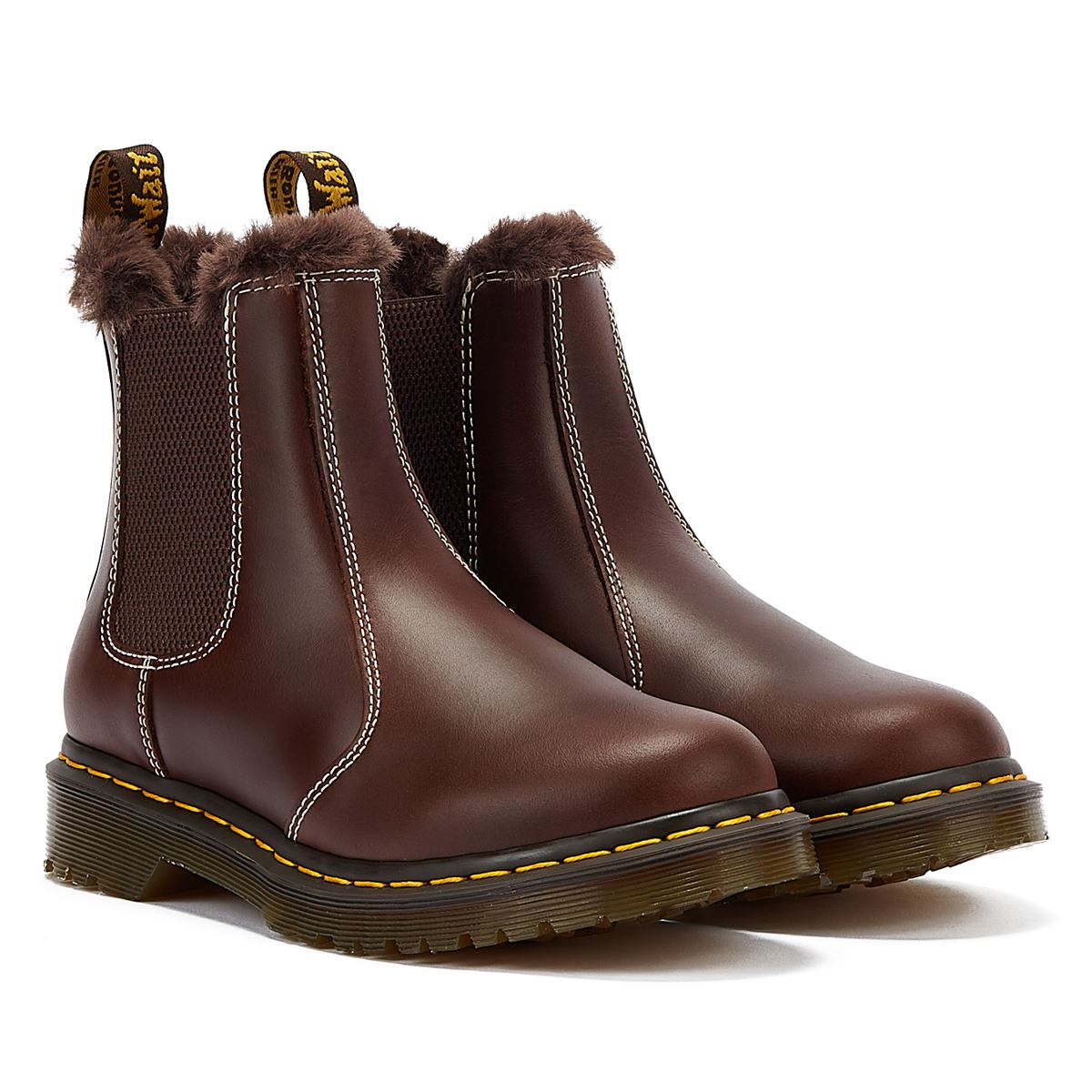 Dr. Martens 2976 Leonore Pull-Up Women’s Brown Boots