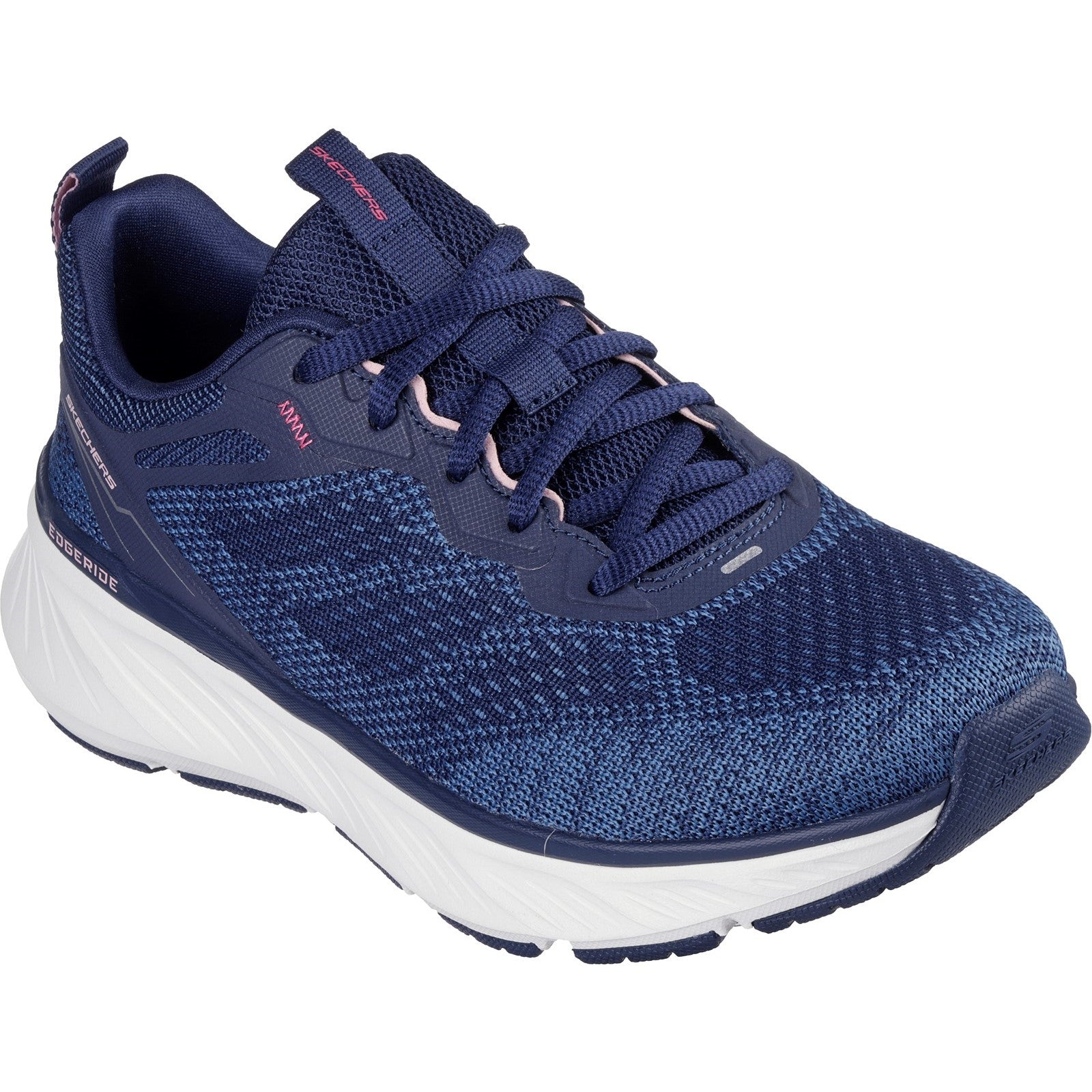 Product Image for Skechers Womens Edgeride Power Flow 150471-Nvpk Navy/Pink Lace Up Shoe