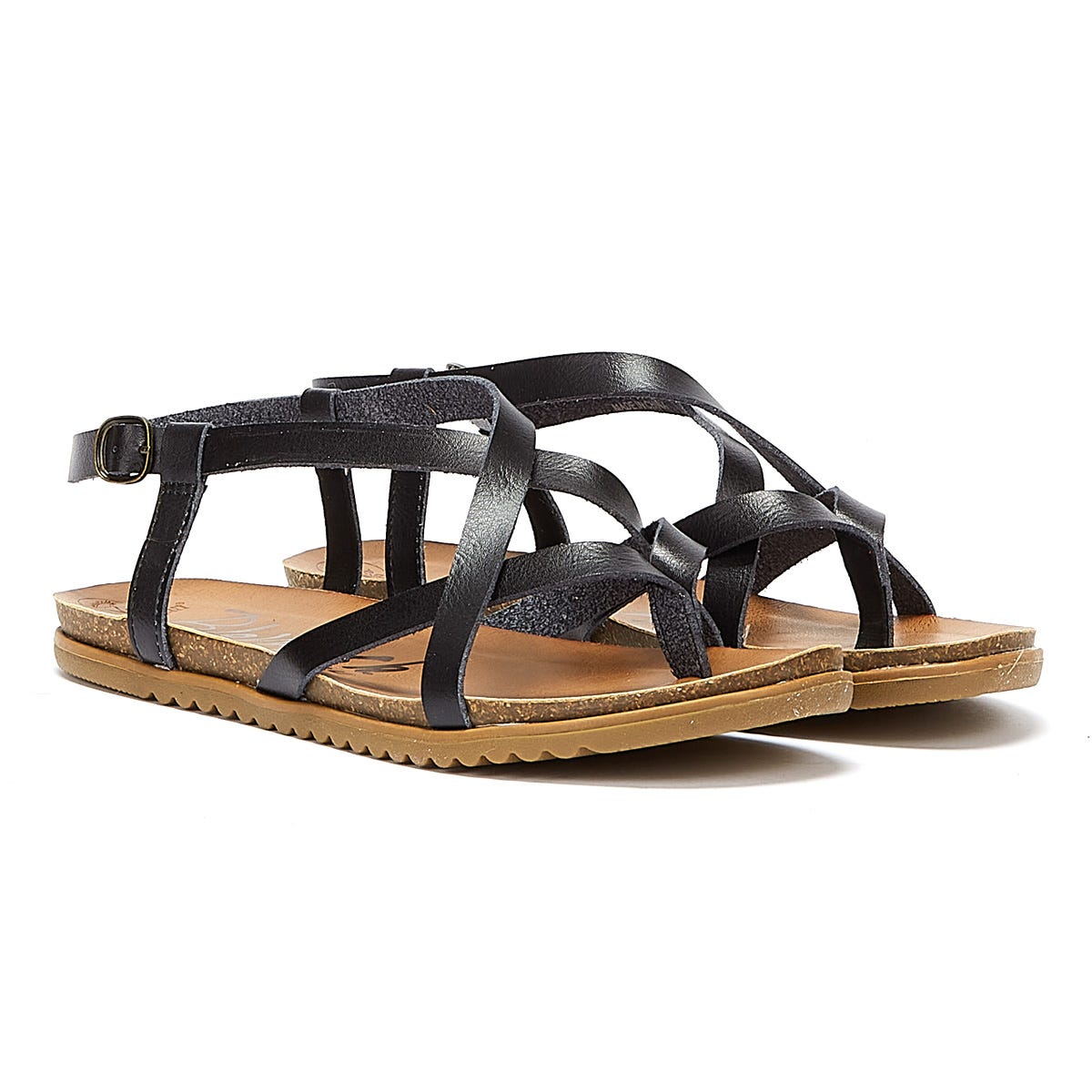 Blowfish Malibu Mirenda Womens Black Sandals