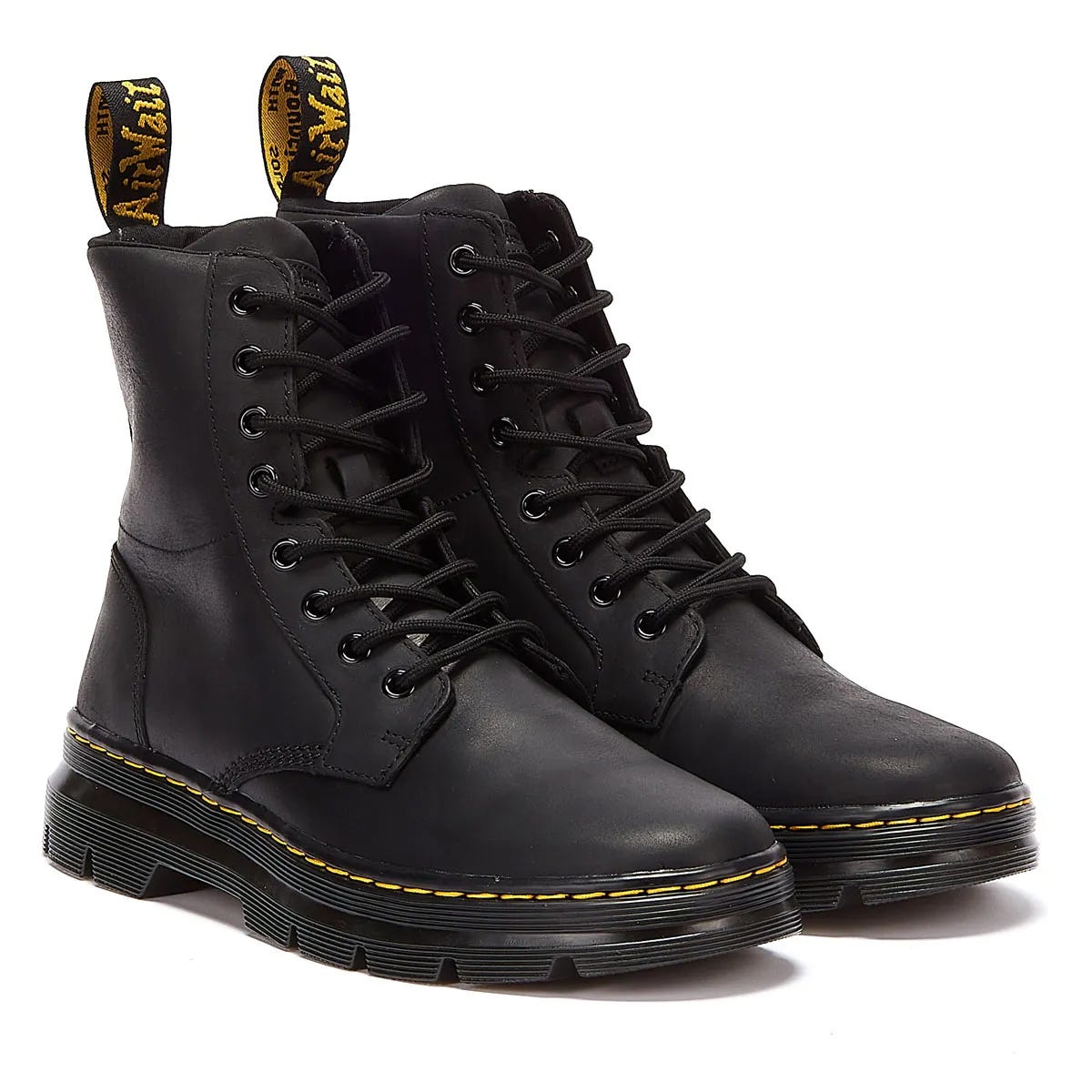 Dr. Martens Combs Wyoming Womens Black Boots