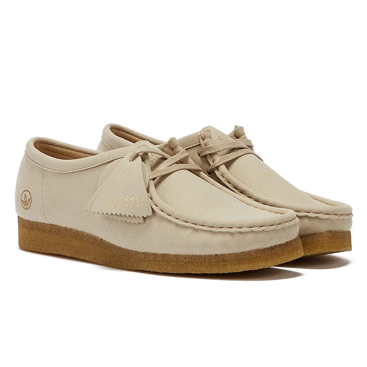 Clarks Originals Wallabee Vegan Womens Off White Shoes – TOWER London
