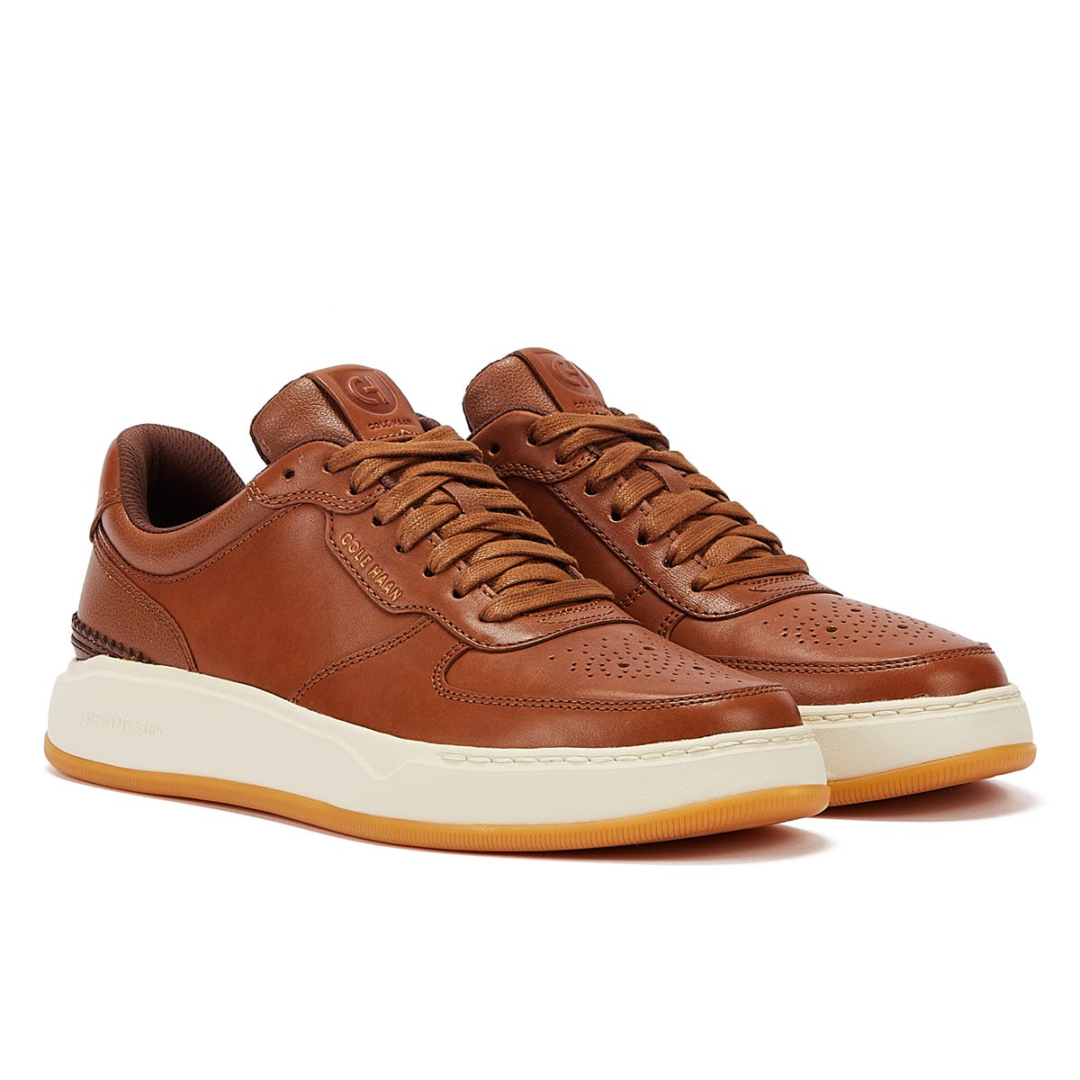 Cole Haan Grandpro Crossover Mens British Tan/Ivory Trainers – Tower ...