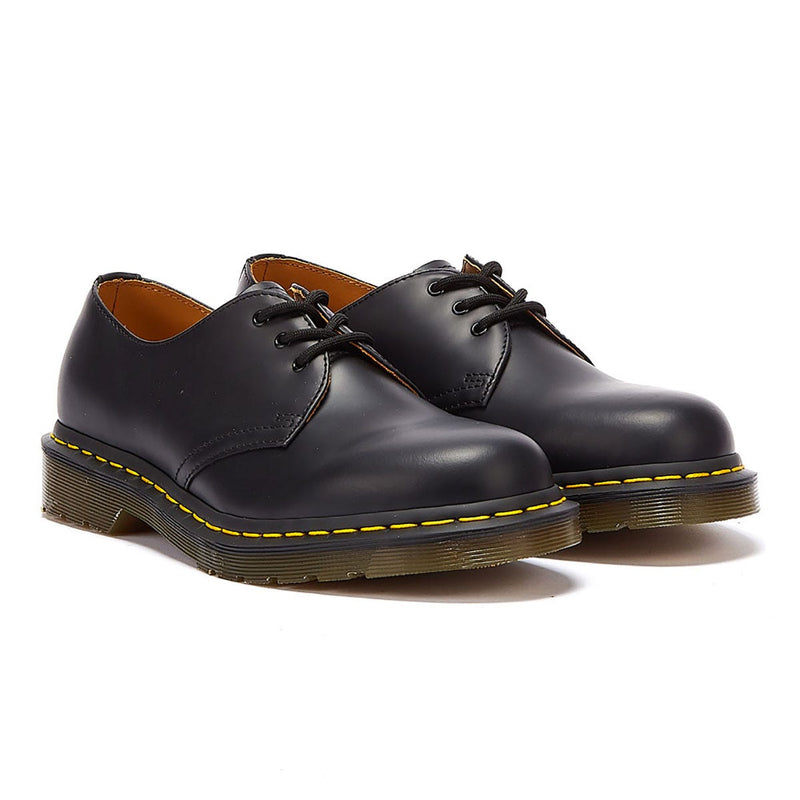 Dr Martens 1461 Smooth Black Leather Unisex Shoes – London