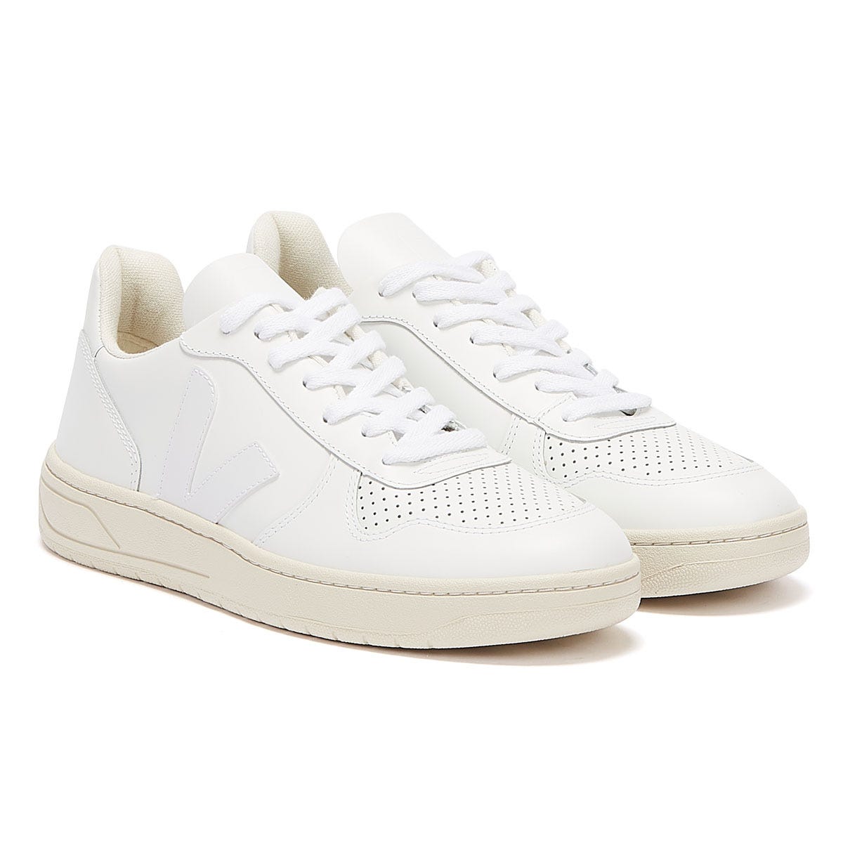 Veja V-10 Womens Extra White / White Trainers