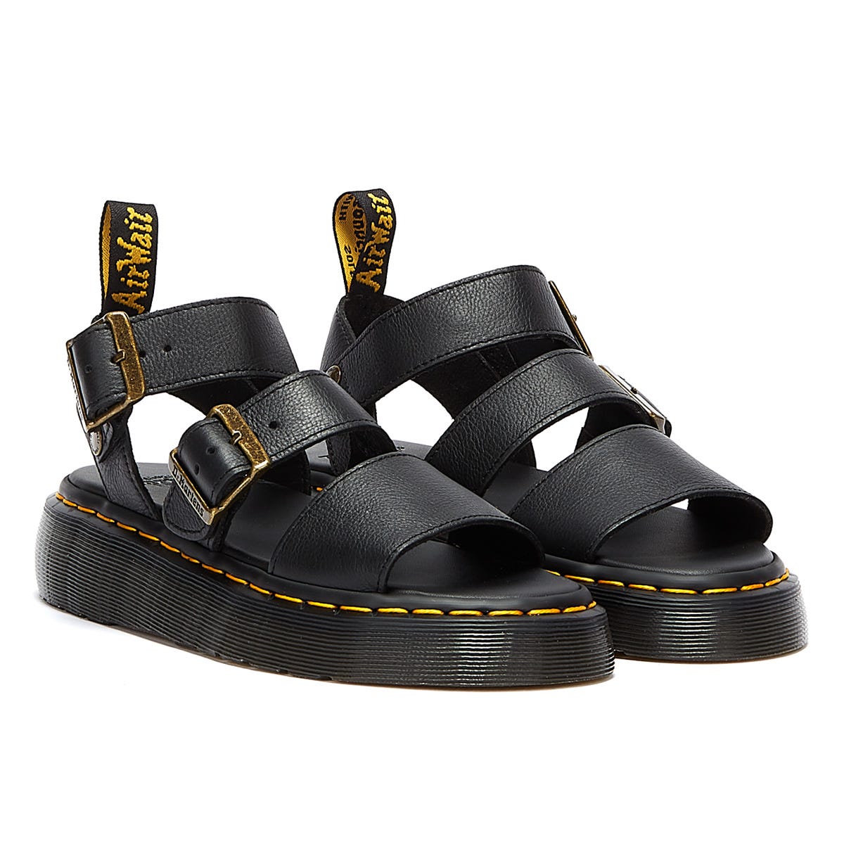 Dr. Martens Clarissa II Quad Womens Black Platform Sandals – Tower 