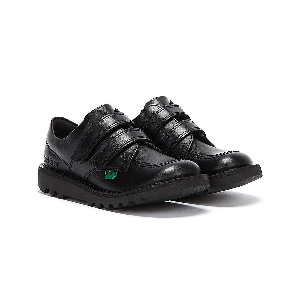 Kickers Junior Kick Lo Velcro Black