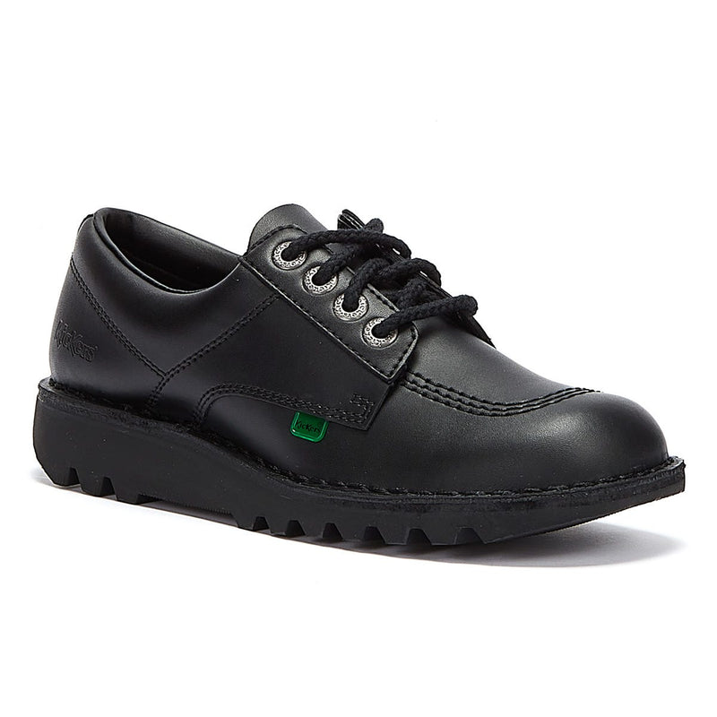 Verwachting Verleden Acht Men's Kick Lo Black Leather Shoes From Kickers – TOWER London