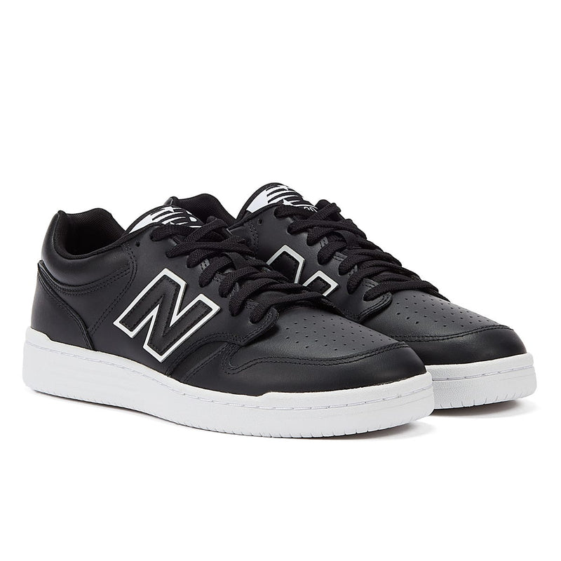 new balance 480 black and white trainers