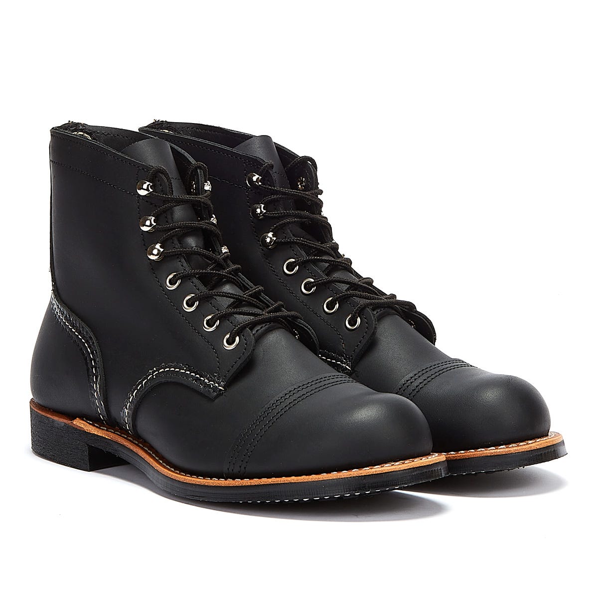 Red Wing Shoes Iron Ranger Harness Mens Black Boots – Tower-London.com