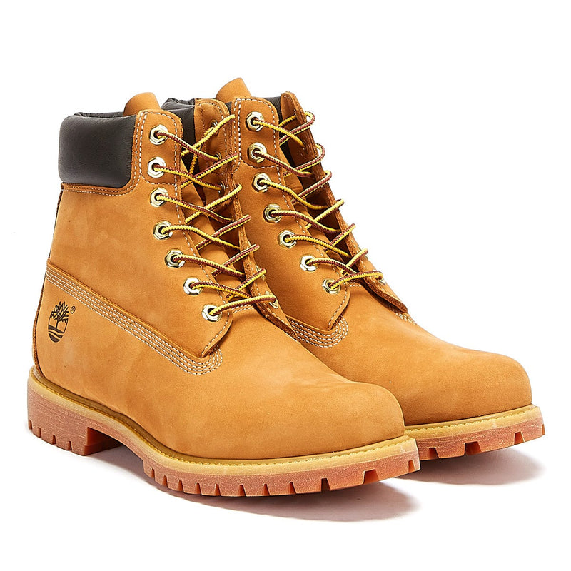 Timberland Wheat Premium Classic 6 inch Nubuck Leather Ankle Boots 10061 London