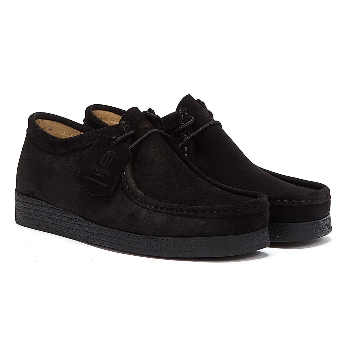 Tower London Apache Black Suede Shoes