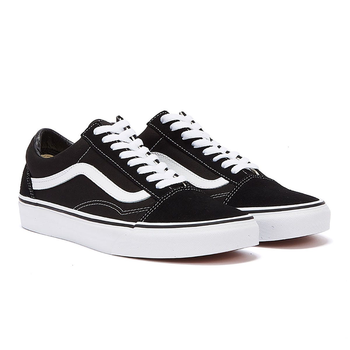 Vans Old Skool Womens Black / White Canvas Trainers