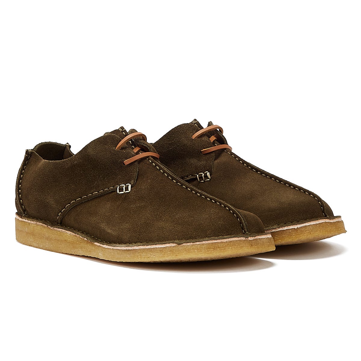 Yogi Caden Centre Seam Mens Moss Shoes