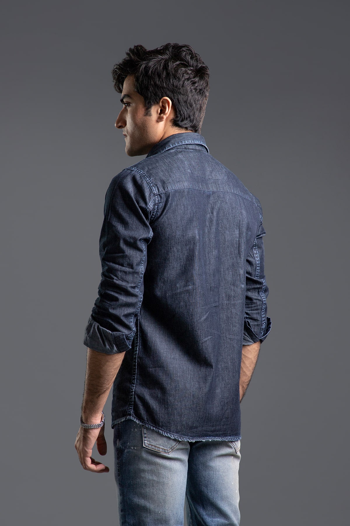 Buy DeFacto Regular Fit Hooded Long-Sleeved Denim Shirt 2024 Online |  ZALORA Philippines