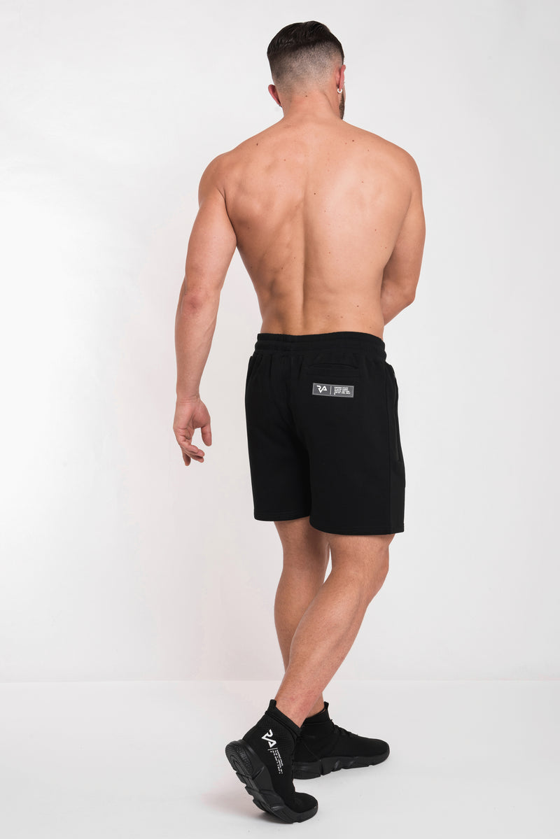 Men's Black 4 Half Split Shorts – ChicknLegs