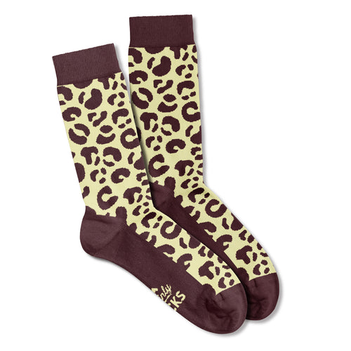 Women's Socks with Tiger Skin Pattern Cotton Casual Socks Size 4 to 7 –  Mainly Threads