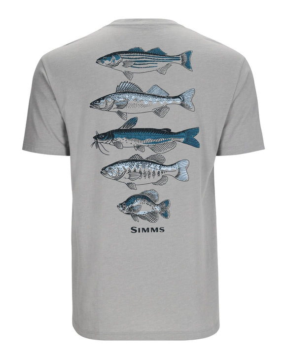 Simms Stacked Logo T-Shirt - Fishing T-Shirt - Farlows