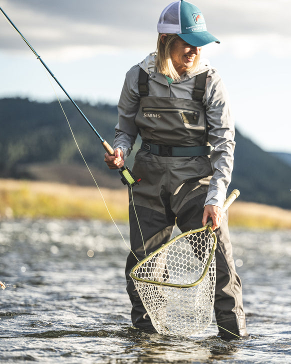  Simms Women's Freestone Stockingfoot Chest-High Fishing Waders  - Durable, Breathable, Performance-Driven Waterproof Fly Fishing Waders for  Women, Slate, Small : Sports & Outdoors