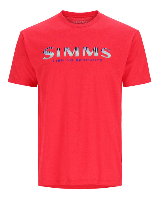 Simms Fly Patch T-Shirt Military Heather - Fishax