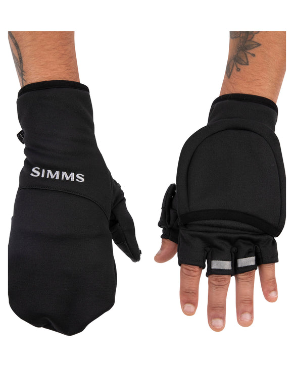 Simms Gore Infinium Half Finger Glove Black – Gamefish