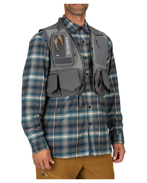 Youth Fly Fishing Vest FV09, Grey/Chocolate