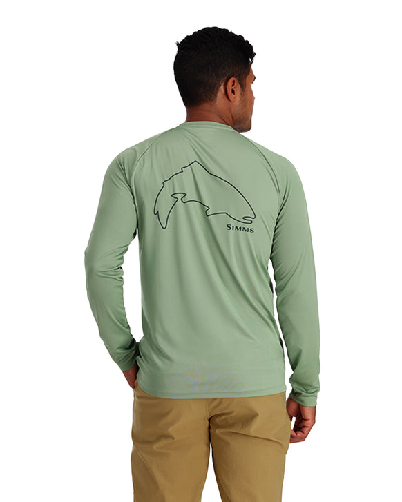 Vtg Tarponwear By Simms Men Long Sleeve Vented Fishing Shirt Size