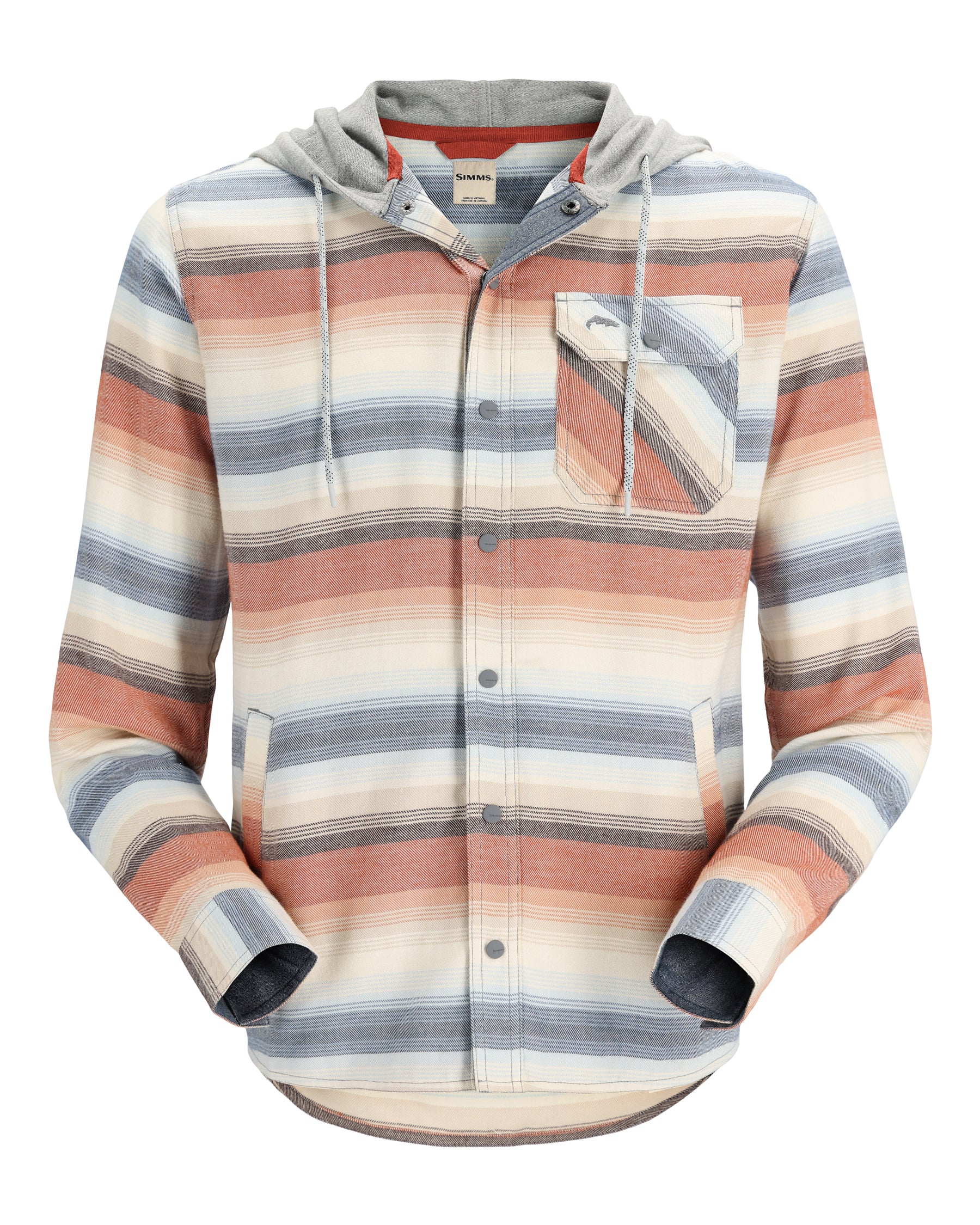 Past Season's Men's Santee Flannel Hoody | Simms Fishing