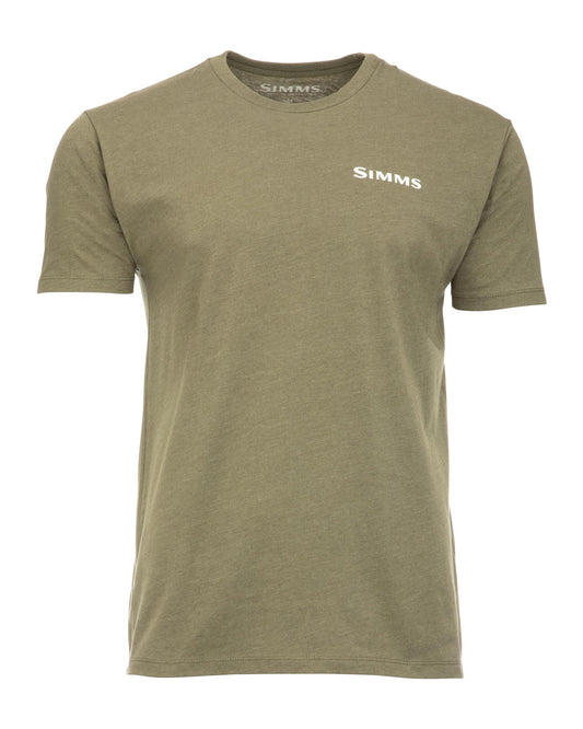 SIMMS Script Line Men's Fishing T-Shirt Multi (Size: S)