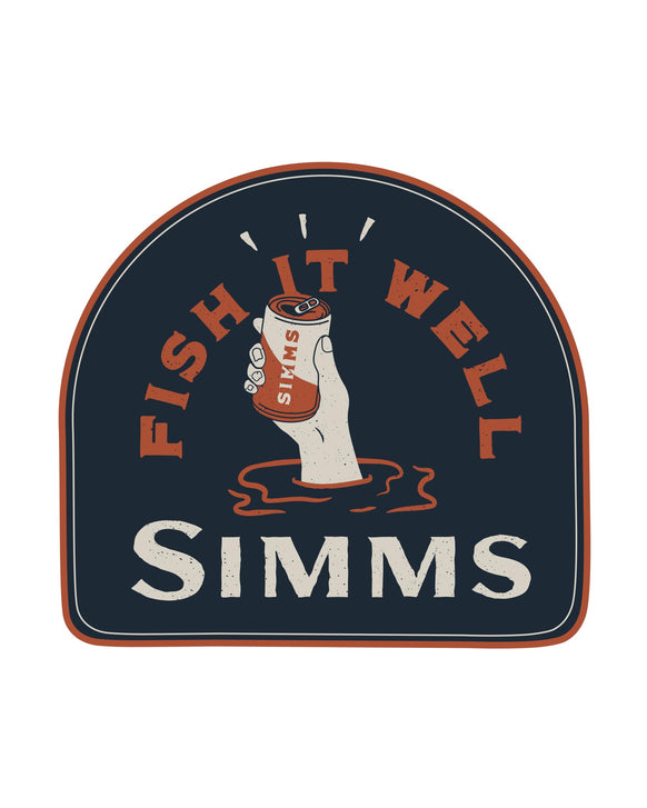 SIMMS FISHING OUTDOOR Sports Trout Vinyl Decal Sticker Window Cooler Orange  $4.70 - PicClick