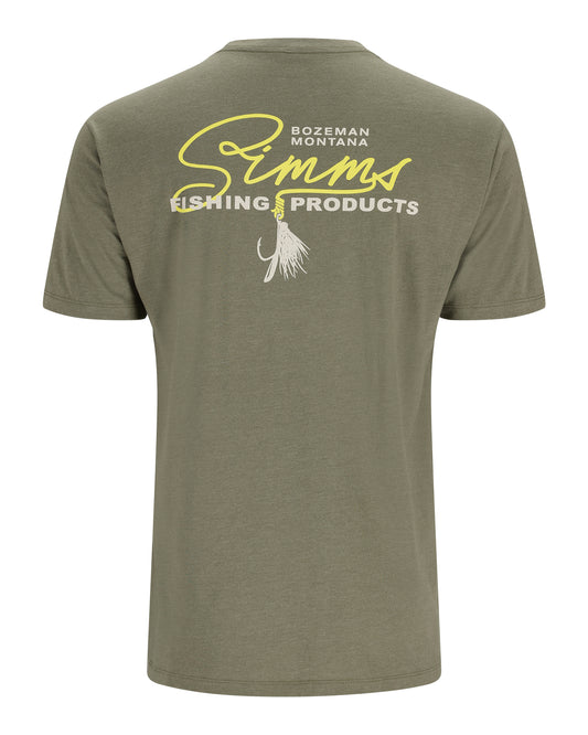 Simms Logo T-Shirt Men's Military Heather / M