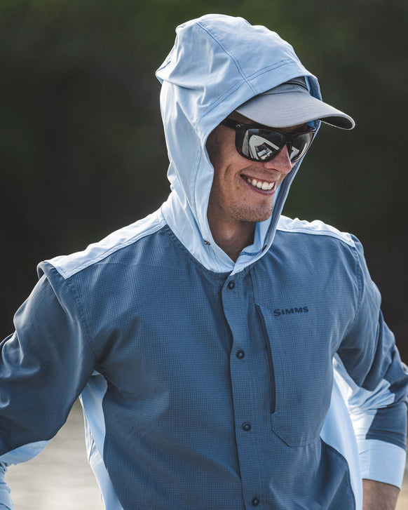 Hot Man's Hoody Fishing Products Camo UV Protection Long Sleeve Mesh  T-Shirts UPF50+ RIGHTTRACK Apparel