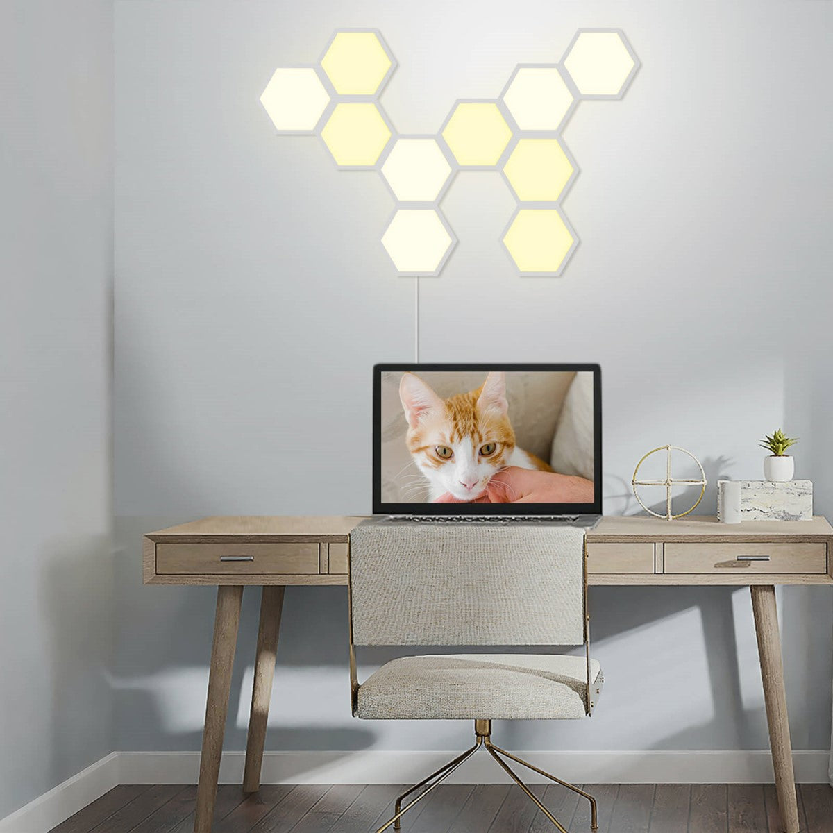 hexagon lights