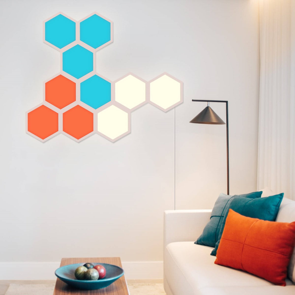 hexagon lights