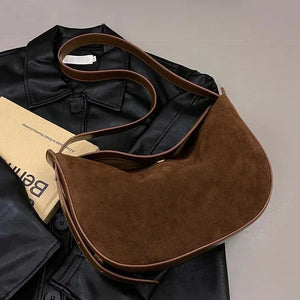 TAVIMART  -  Retro Frosted Small Pu Leather Shoulder Bags Women New Y2K Korean Fashion Trend Crossbody Bag Lady Simple Solid Handbags - tavimart