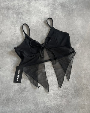 TAVIMART  -  Y2K Women Retro Harajuku Vest with Bow Irregular Top Sexy Suspenders American Gothic Punk Hot Girl American New Fashion Top - tavimart