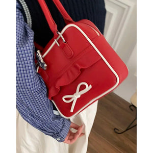 TAVIMART  -  Korean Niche Design Handbag for Women New Fashion Bow Underarm Bags Commuting Shoulder Bag - tavimart