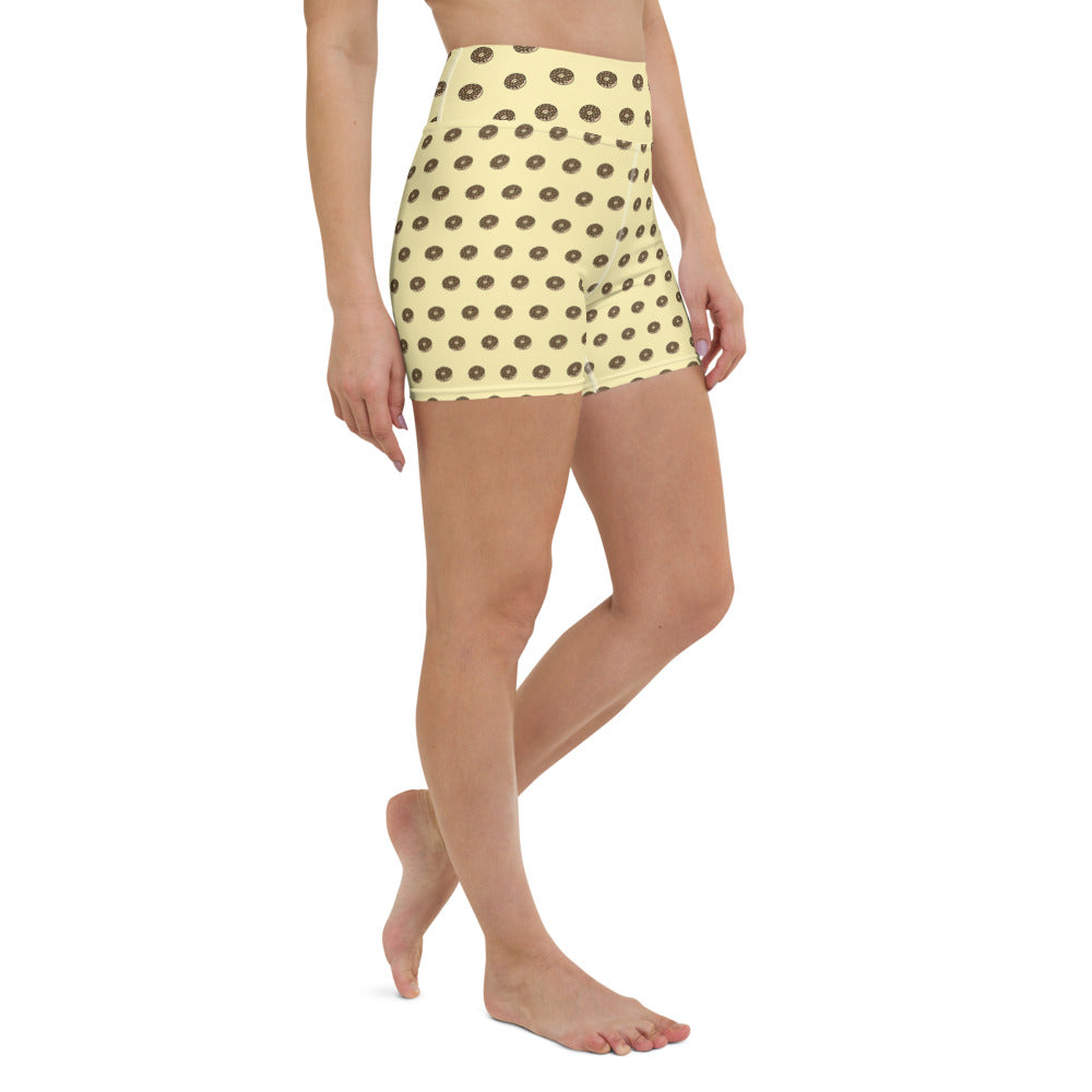 Polka Donut Yoga Shorts