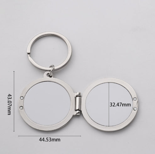 Sublimation blank openable key chains
