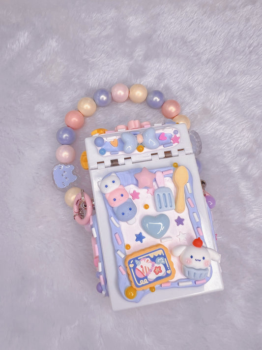 Baroque  White Vintage DIY Decoden Handmade Custom Cream Phone