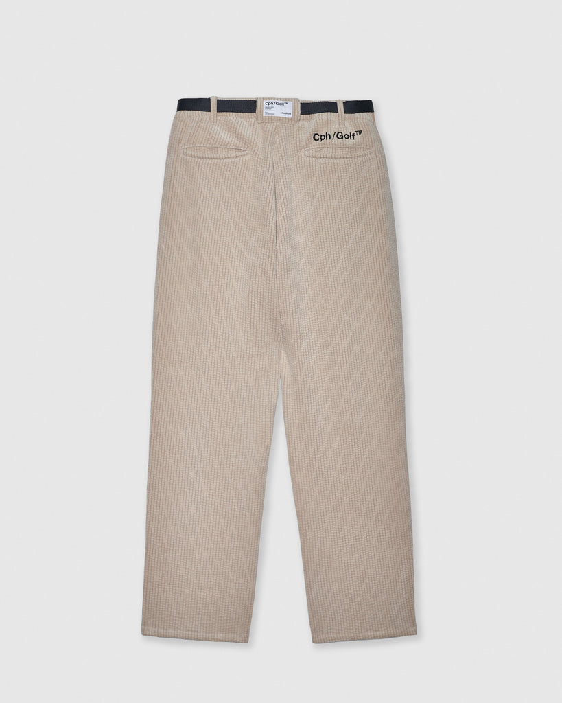 cph GOLF P05 #CTN TRACK PANTS - BEIGE - | dinh.dk