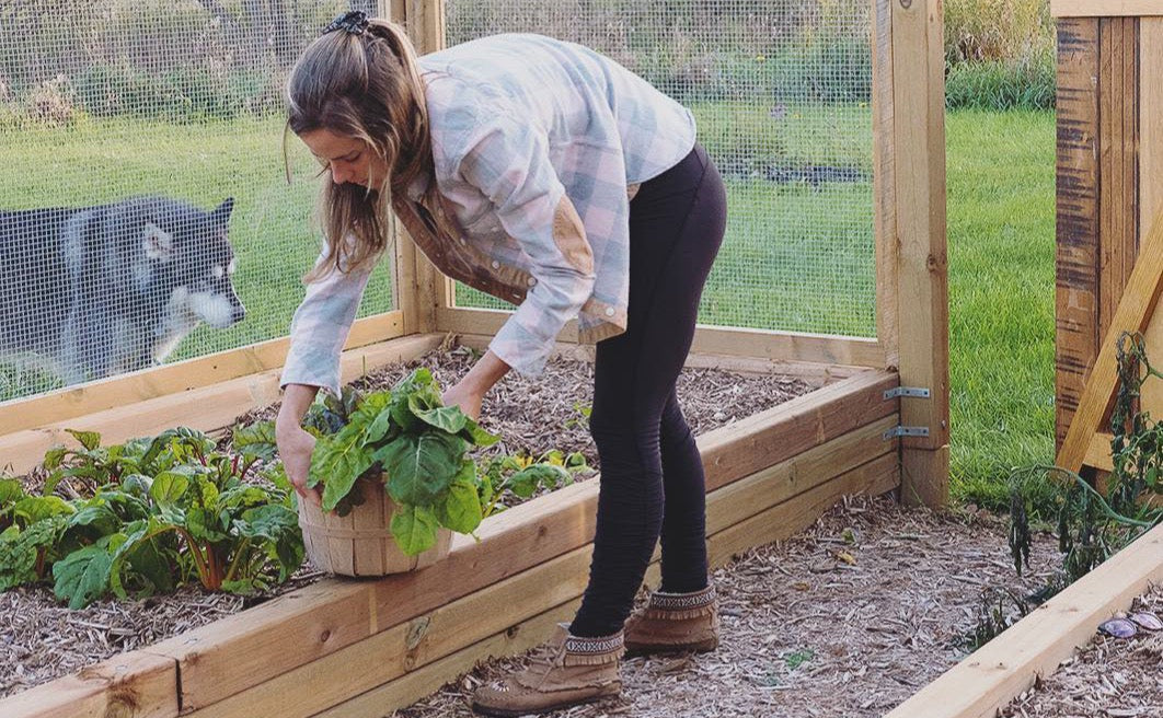 OCR World Champion Lindsay Webster gardening